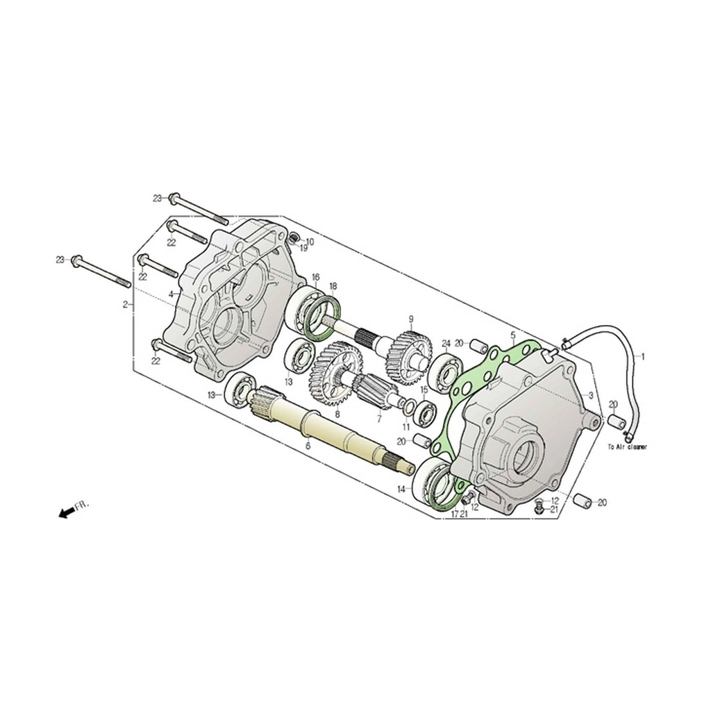 DAELIM SV250 (DL250-S3) SANZUMAN SOL KAPAK #DLS E1203